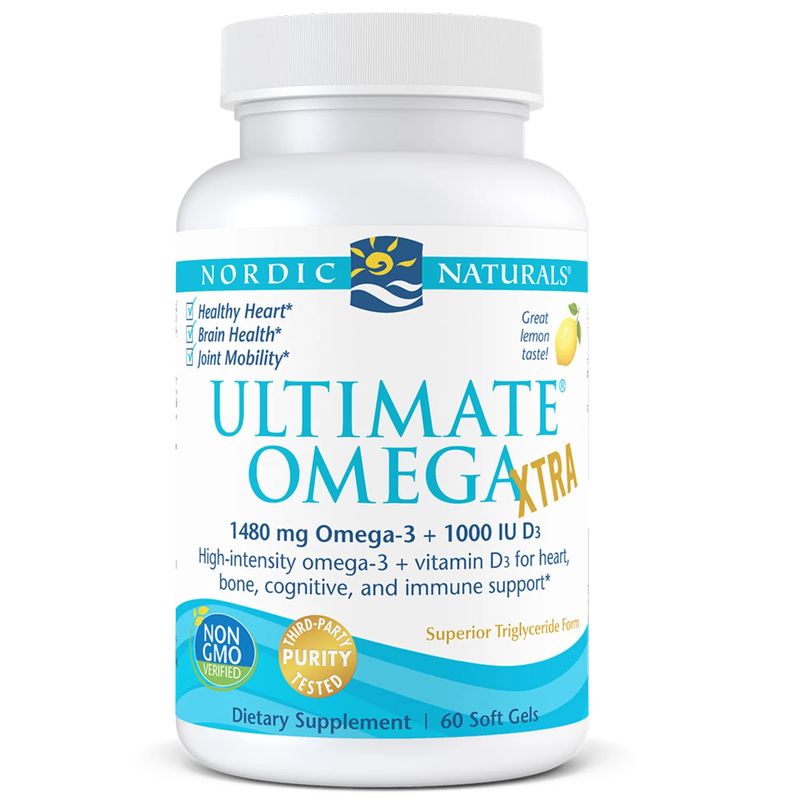 Жирні кислоти Nordic Naturals Ultimate Omega Xtra, 60 капсул. Фото 2