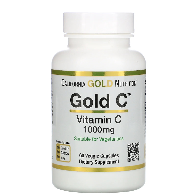 Вітаміни та мінерали California Gold Nutrition Gold C, 60 вегакапсул