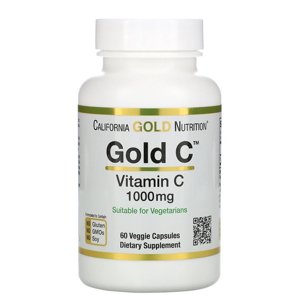 Вітаміни та мінерали California Gold Nutrition Gold C, 60 вегакапсул