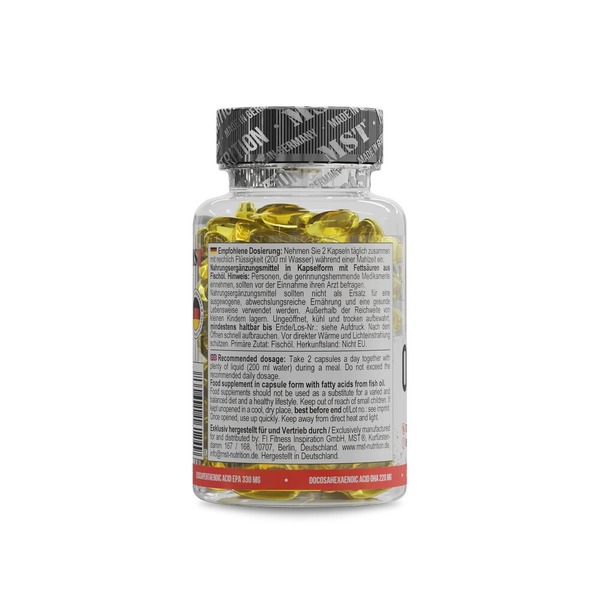 Жирні кислоти MST Nutrition Omega 3 Selected 55%, 60 капсул. Фото 3