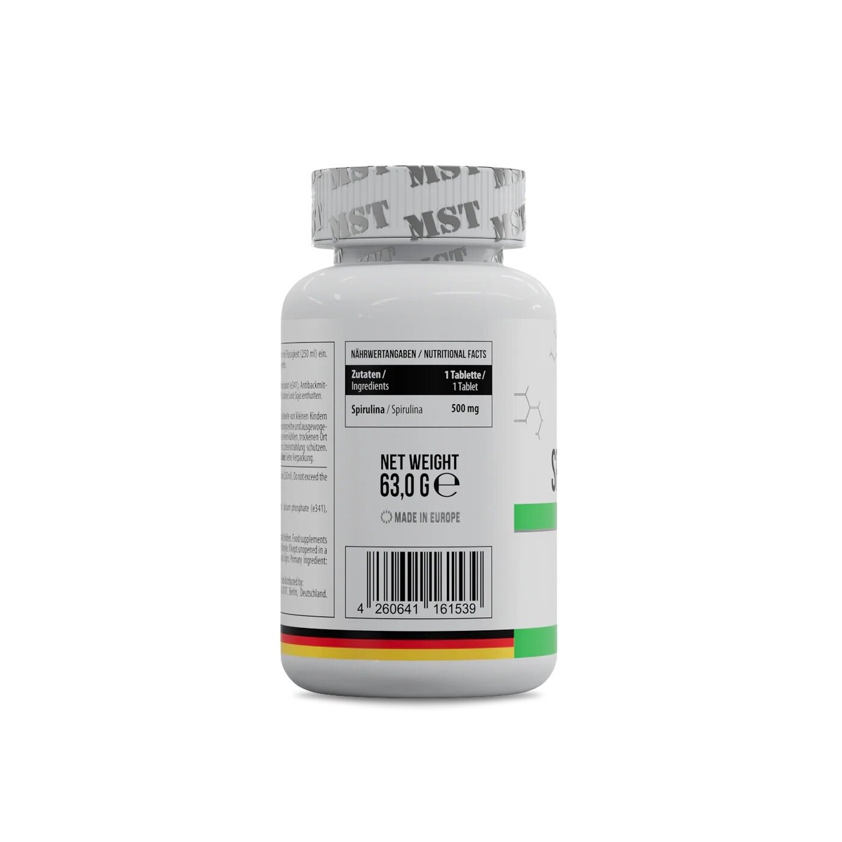 Спирулина MST Nutrition Spirulina, 90 таблеток. Фото 3