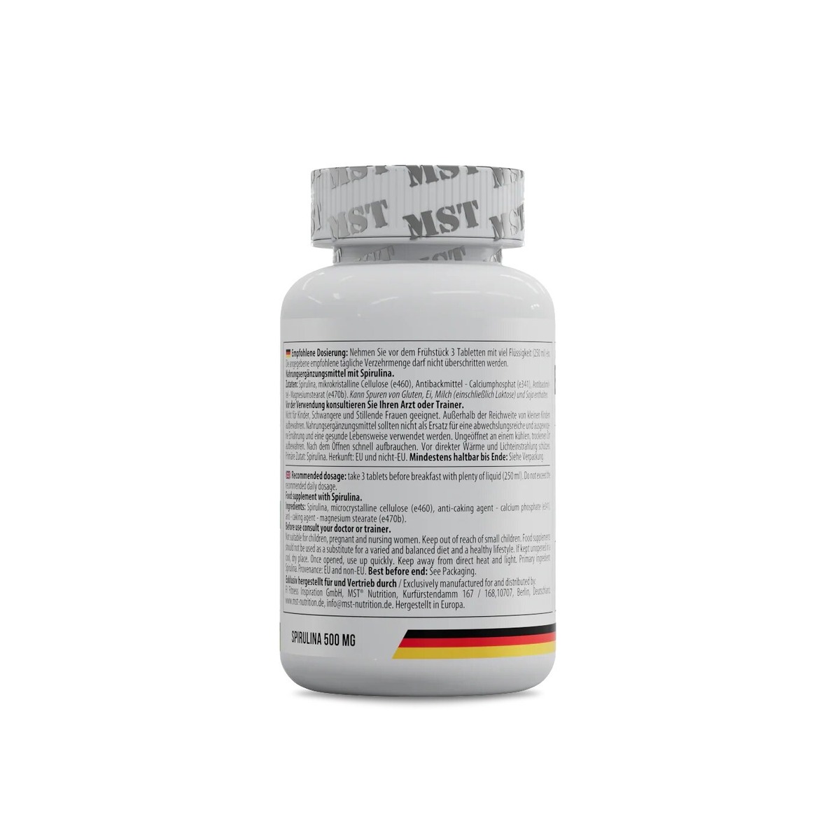 Спирулина MST Nutrition Spirulina, 90 таблеток. Фото 2