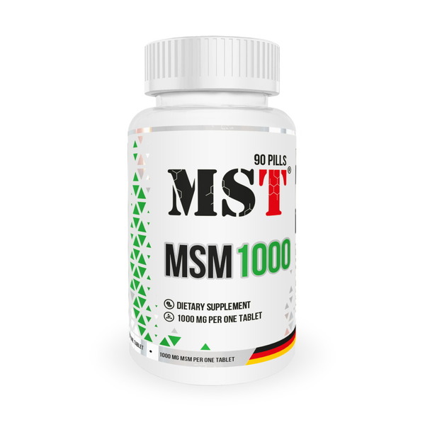 Препарат для суставов и связок MST Nutrition MSM 1000, 90 таблеток
