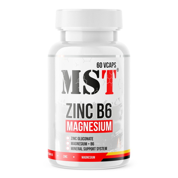 Стимулятор тестостерону MST Nutrition Zinc B6 Magnesium, 60 вегакапсул