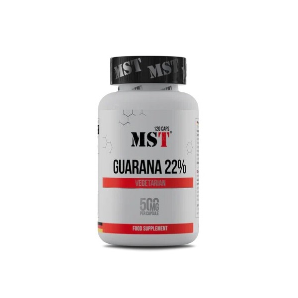 Передтренувальний комплекс MST Nutrition Guarana 22%, 90 капсул