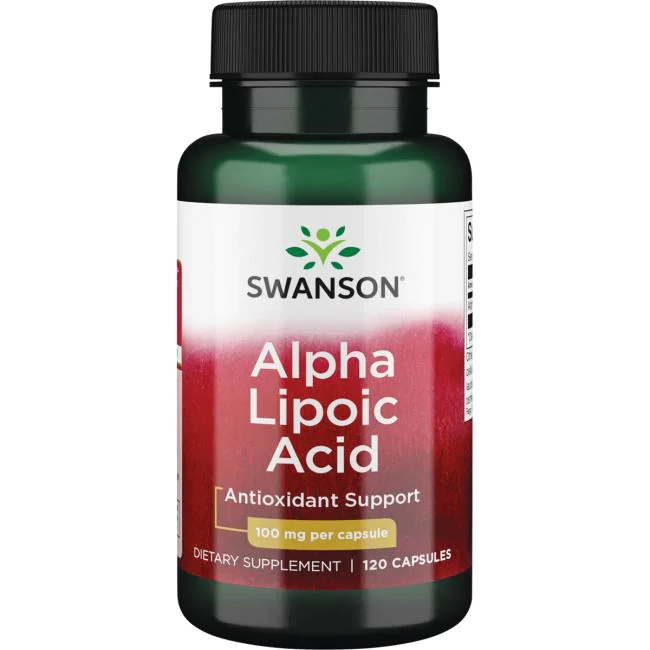 Натуральная добавка Swanson Alpha Lipoic Acid 100 mg, 120 капсул