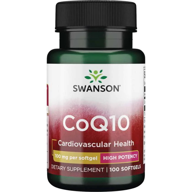 Натуральна добавка Swanson CoQ10 100 mg High Potency, 100 капсул