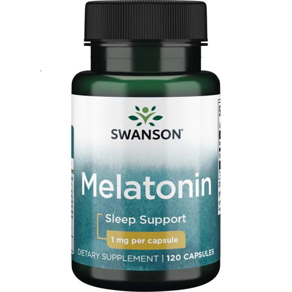 Натуральна добавка Swanson Melatonin 3 mg, 120 капсул
