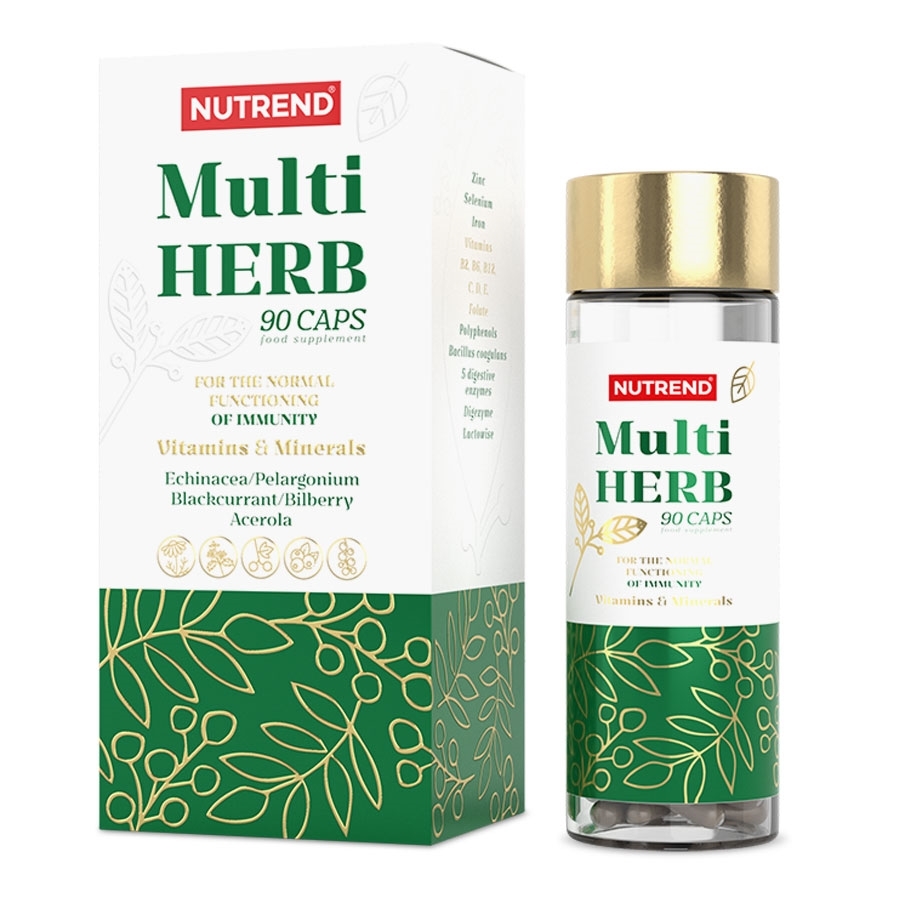 Натуральна добавка Nutrend MultiHerb, 90 капсул