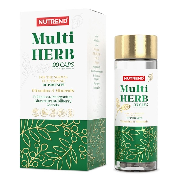 Натуральна добавка Nutrend MultiHerb, 90 капсул