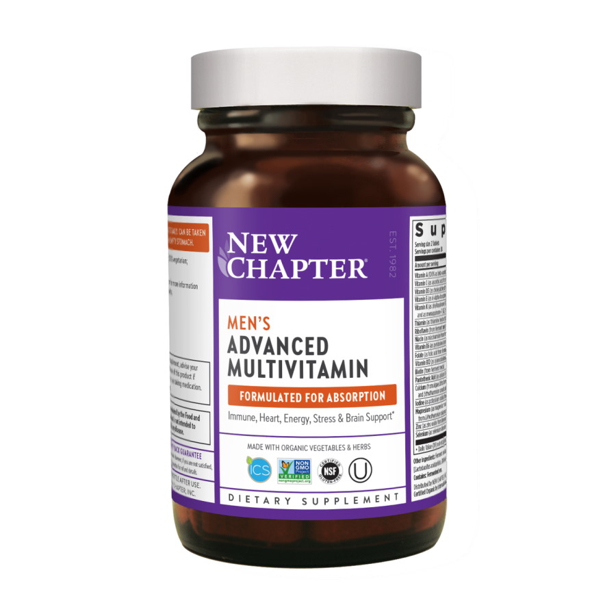 Вітаміни та мінерали New Chapter Man's Advanced Multivitamin, 48 таблеток