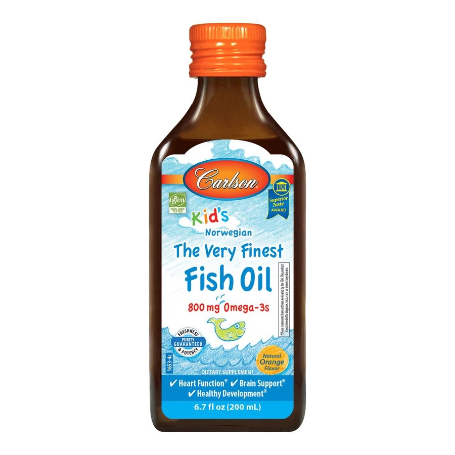 Жирні кислоти Carlson Labs Kid's The Very Finest Fish Oil, 200 мл