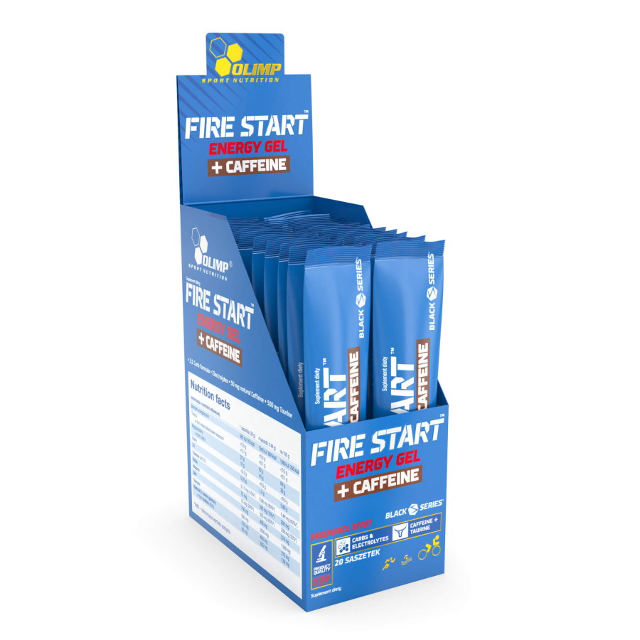 Передтренувальний комплекс Olimp Sport Nutrition Fire Start Energy Gel+Caffeine, 20*36 грам