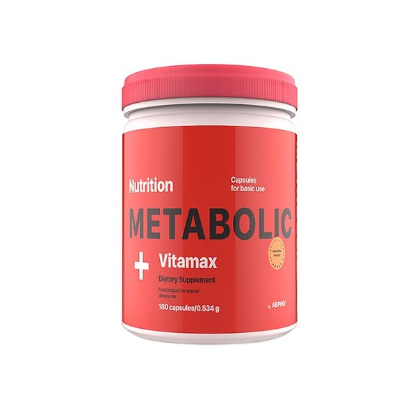 Вітаміни та мінерали AB Pro Metabolic Vitamax, 180 капсул