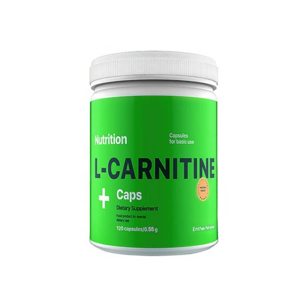 Жироспалювач EntherMeal L-Carnitine, 120 капсул