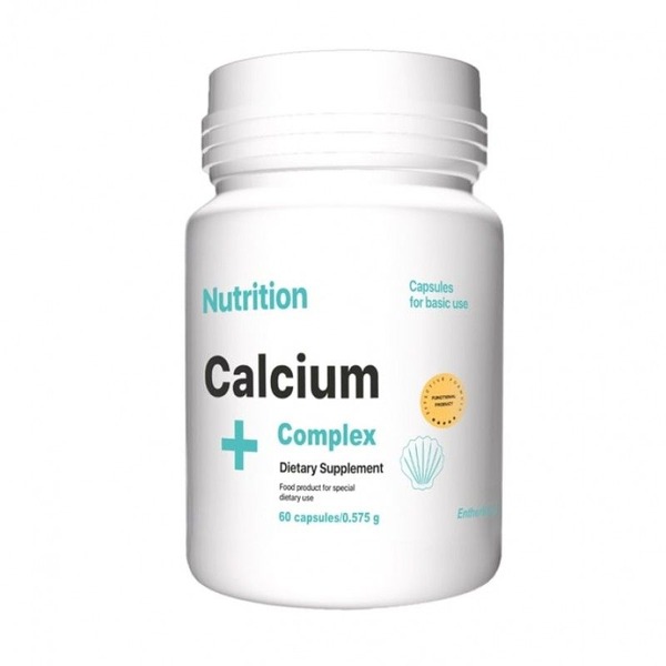 Витамины и минералы EntherMeal Calcium +, 60 капсул