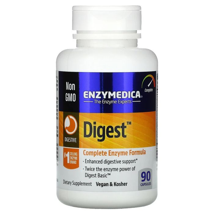 Натуральная добавка Enzymedica Digest, 90 капсул