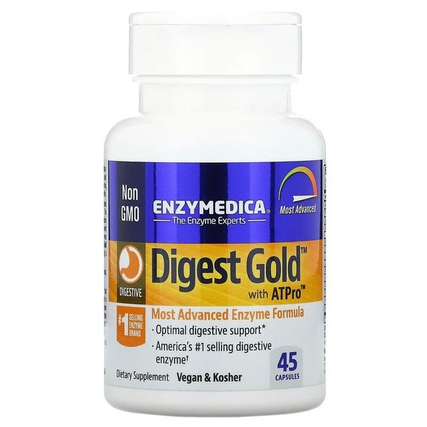 Натуральна добавка Enzymedica Digest Gold, 45 капсула