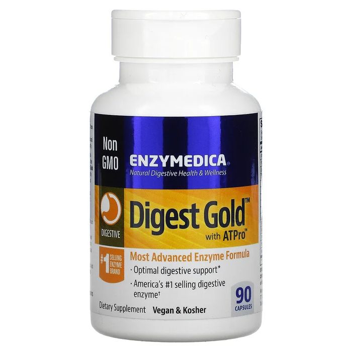 Натуральна добавка Enzymedica Digest Gold, 90 капсула