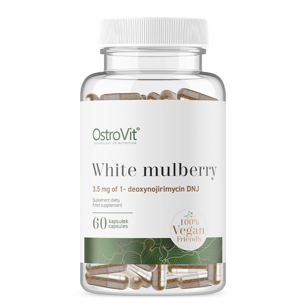 Натуральная добавка OstroVit Vege White Mulberry, 60 вегакапсул
