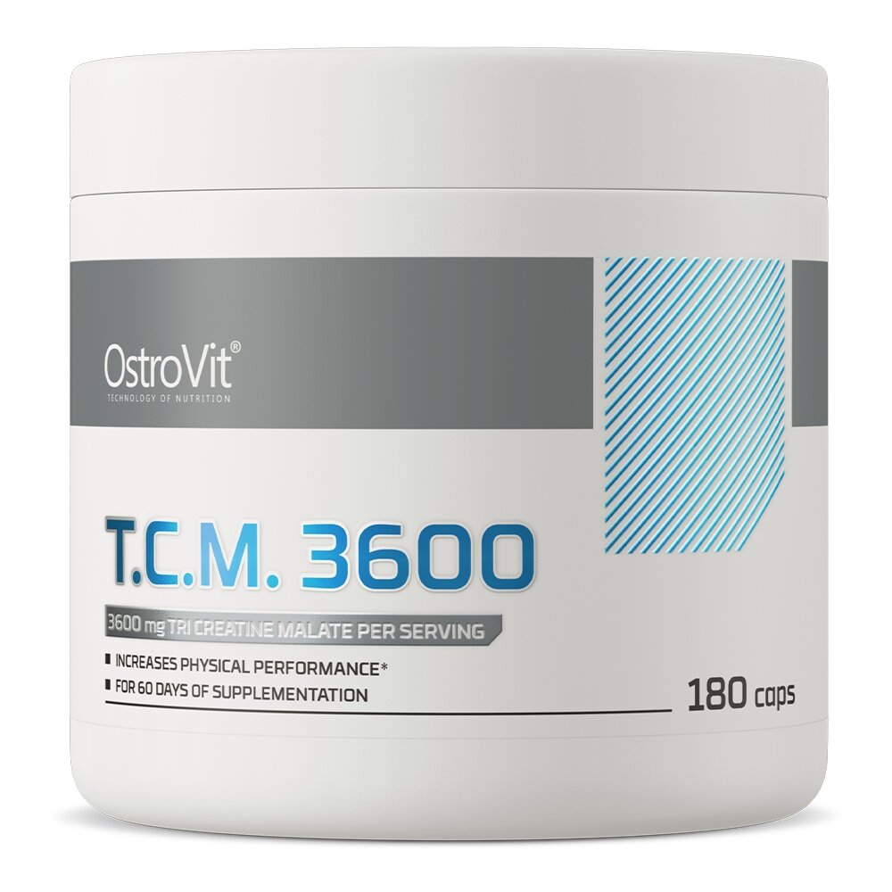 Креатин OstroVit Tri Creatine Malate 1200, 180 капсул