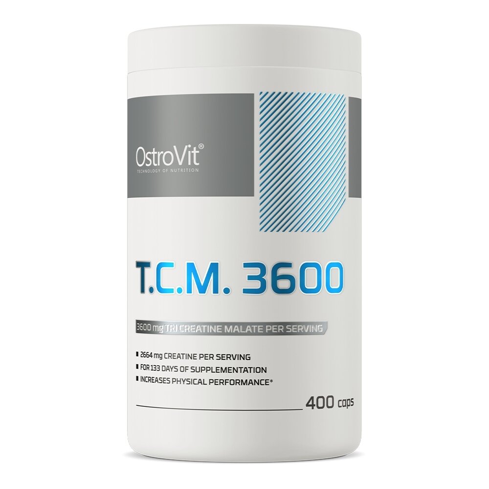 Креатин OstroVit Tri Creatine Malate 1200, 400 капсул