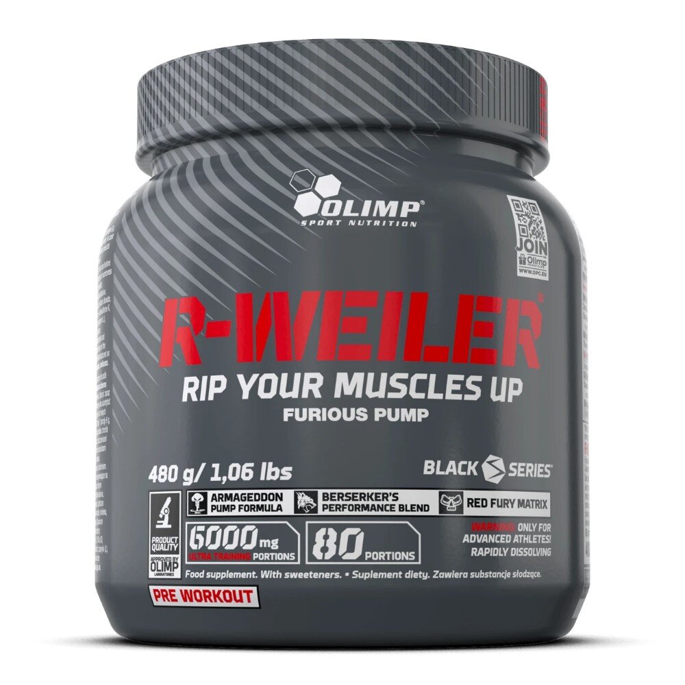 Передтренувальний комплекс Olimp Sport Nutrition R-Weiler, 480 грам