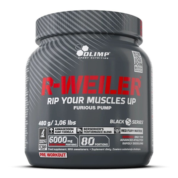 Передтренувальний комплекс Olimp Sport Nutrition R-Weiler, 480 грам