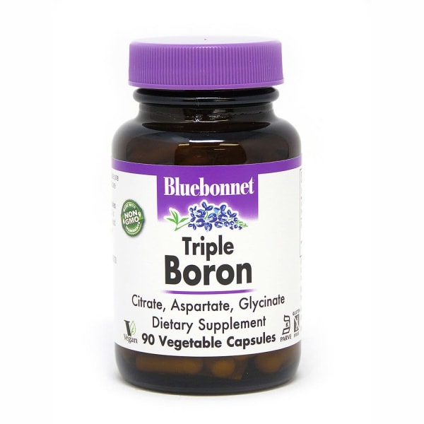 Витамины и минералы Bluebonnet Nutrition Triple Boron 3 mg, 90 вегакапсул