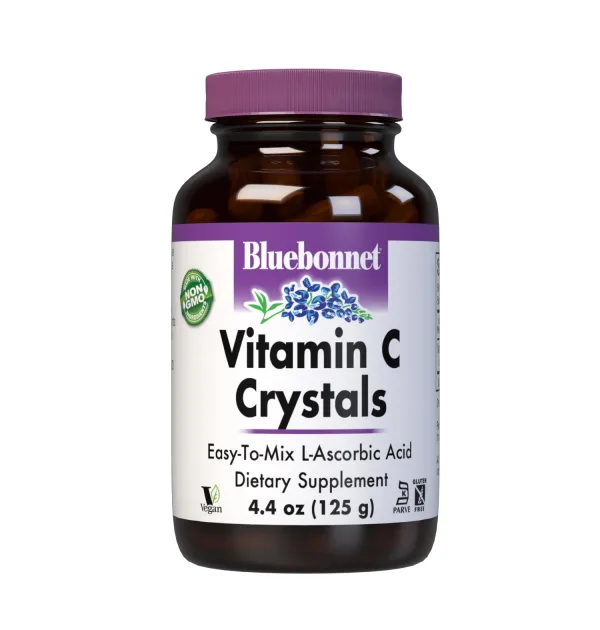 Витамины и минералы Bluebonnet Nutrition Vitamin C Crystals, 125 грамм