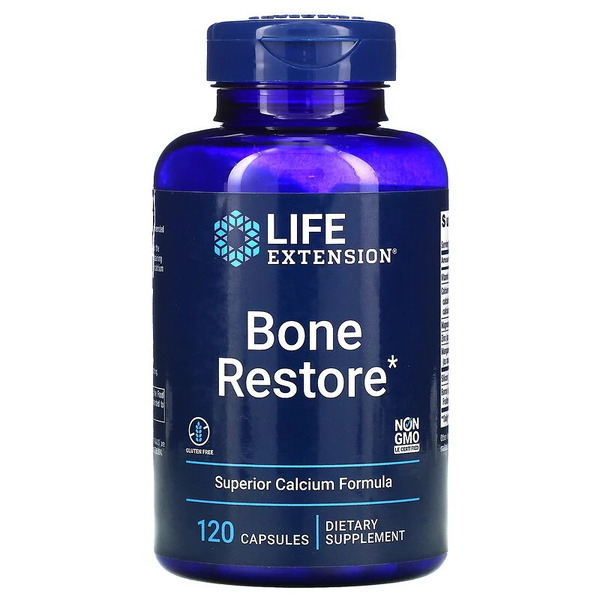 Вітаміни та мінерали Life Extension Bone Restore, 120 капсул