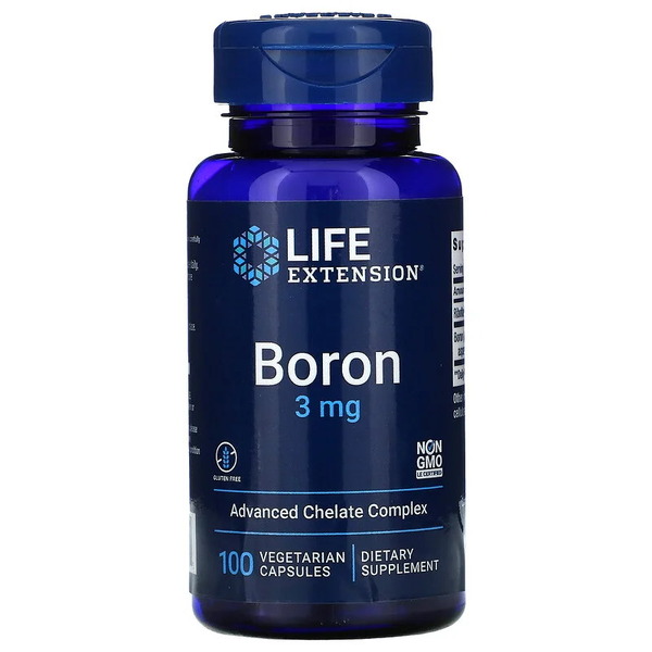 Вітаміни та мінерали Life Extension Boron, 100 вегакапсул