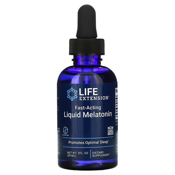 Натуральна добавка Life Extension Fast-Acting Liquid Melatonin, 59 мл