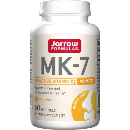 Вітаміни та мінерали Jarrow Formulas MK-7 90 mcg, 60 капсул