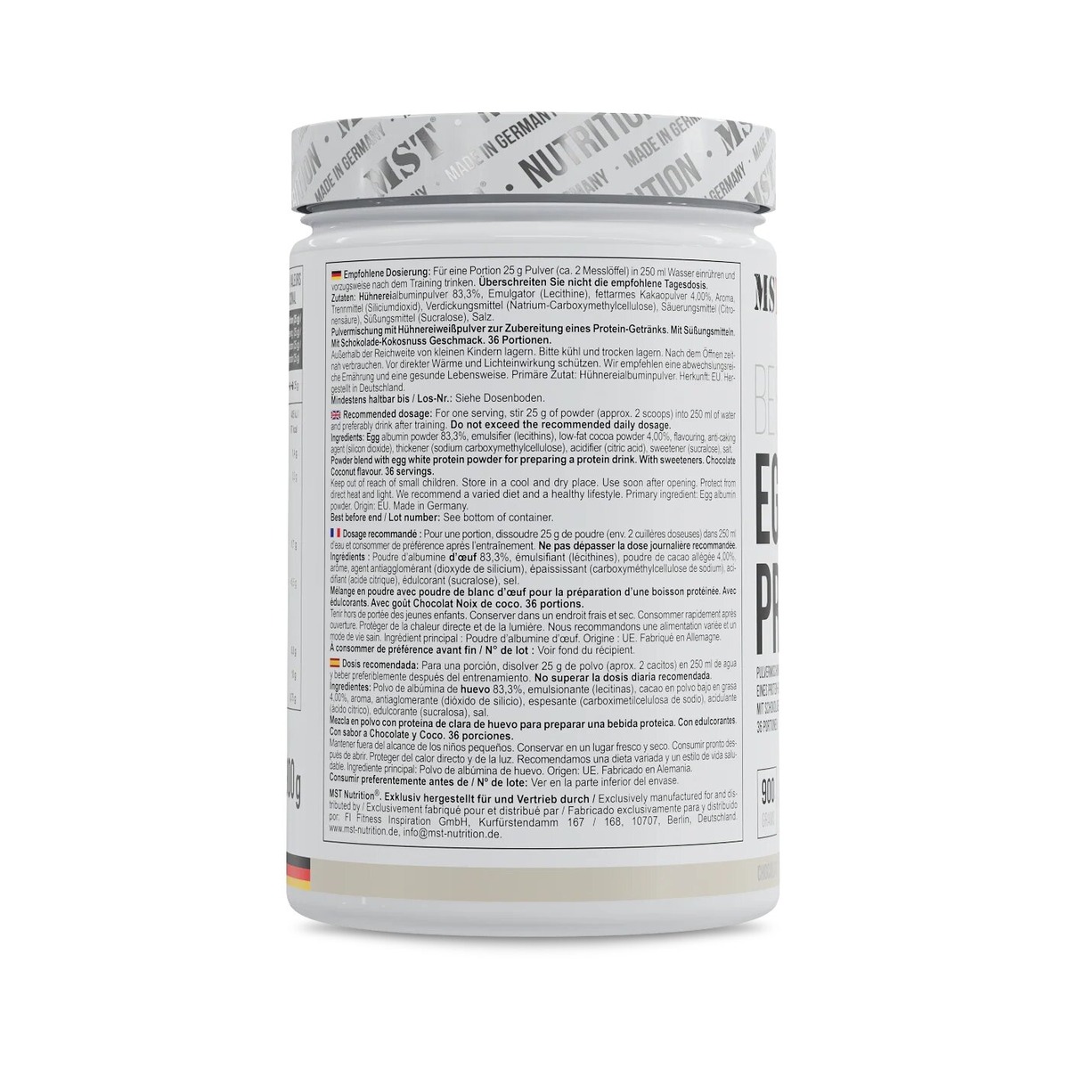 Протеїн MST Nutrition Best Egg Protein, 900 грам. Фото 9