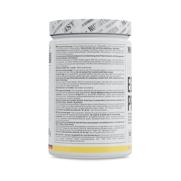Протеїн MST Nutrition Best Egg Protein, 900 грам. Фото 13