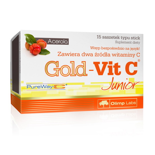 Витамины и минералы Olimp Sport Nutrition Gold-Vit C Junior, 15 пакетиков