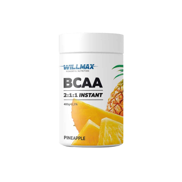 Амінокислота BCAA Willmax BCAA 2:1:1, 400 грам