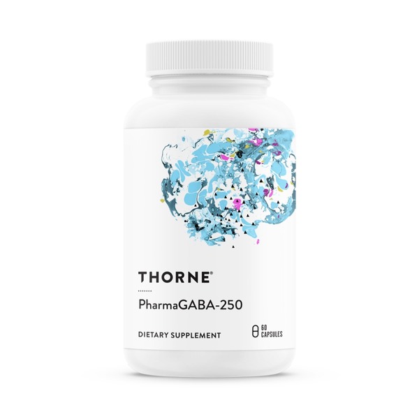 Аминокислота Thorne Pharma GABA-250, 60 капсул