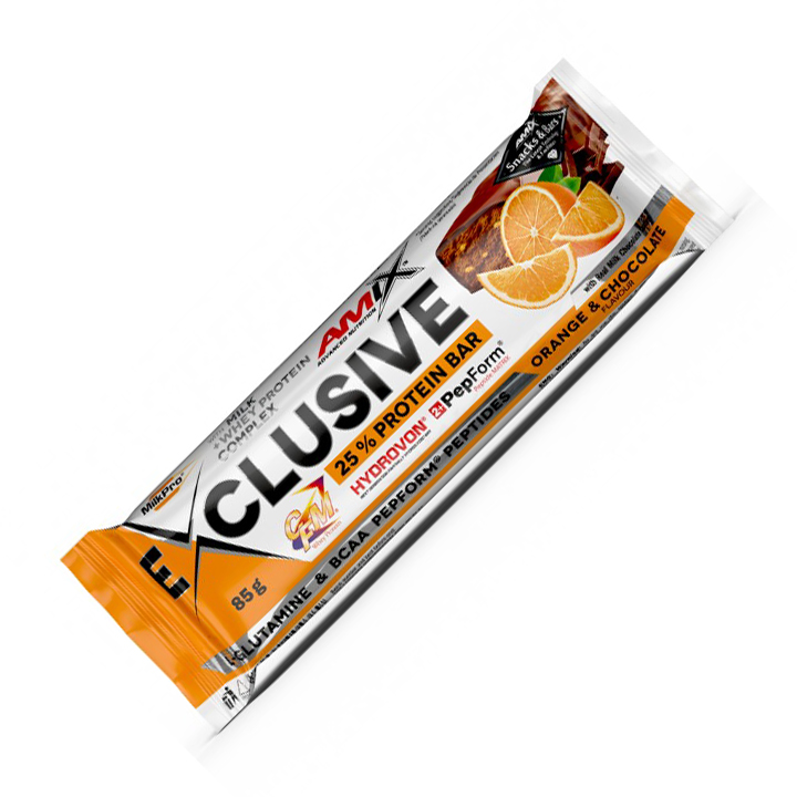 Батончик AMIX Exclusive Protein Bar, 85 грам. Фото 2