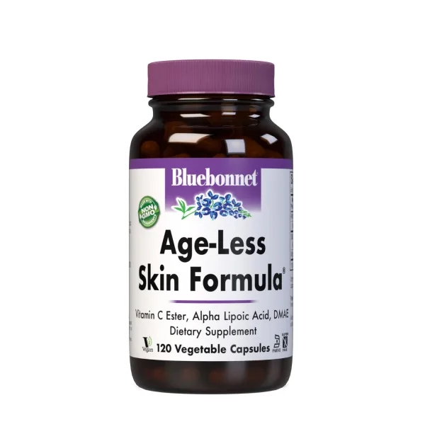 Витамины и минералы Bluebonnet Nutrition Age-Less Skin Formula, 120 вегакапсул