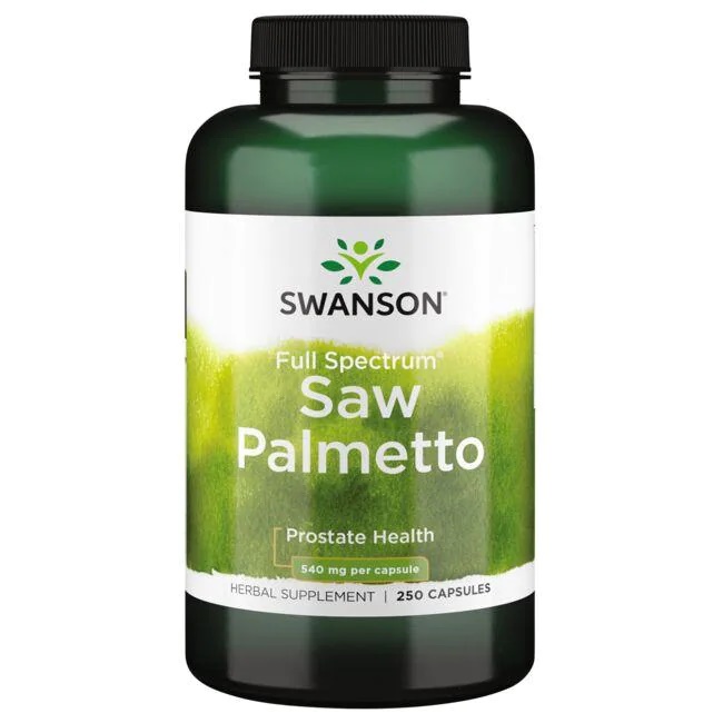 Натуральная добавка Swanson Saw Palmetto 540 mg Full Spectrum, 250 капсул