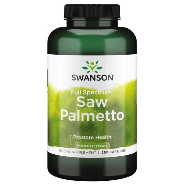 Натуральная добавка Swanson Saw Palmetto 540 mg Full Spectrum, 250 капсул