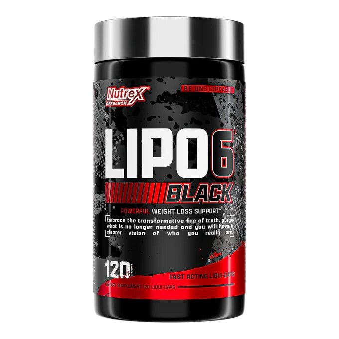 Жироспалювач Nutrex Research Lipo-6 Black Extreme Potency, 120 капсул