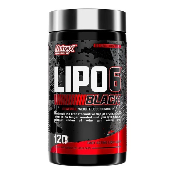 Жиросжигатель Nutrex Research Lipo-6 Black Extreme Potency, 120 капсул