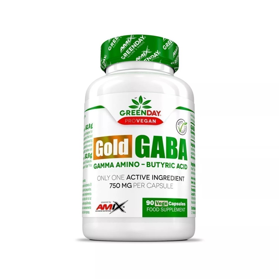Аминокислота AMIX GreenDay ProVegan Gold GABA, 90 капсул