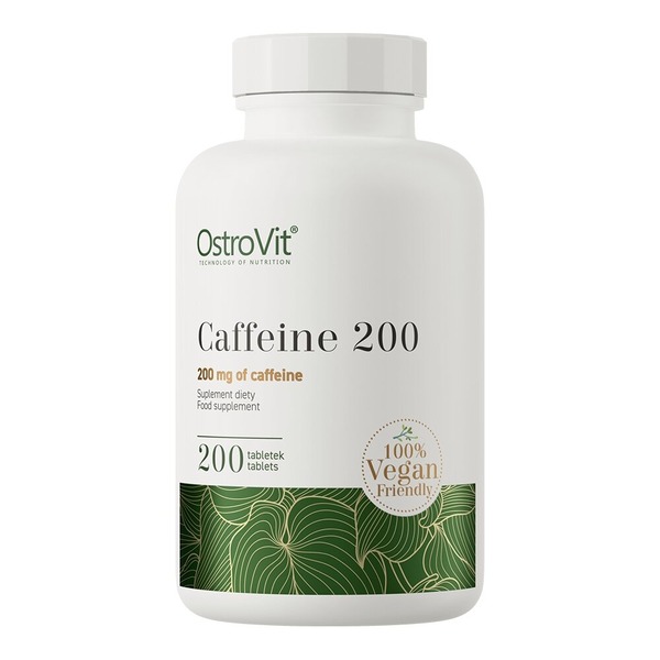 Передтренувальний комплекс OstroVit Caffeine 200, 200 таблеток