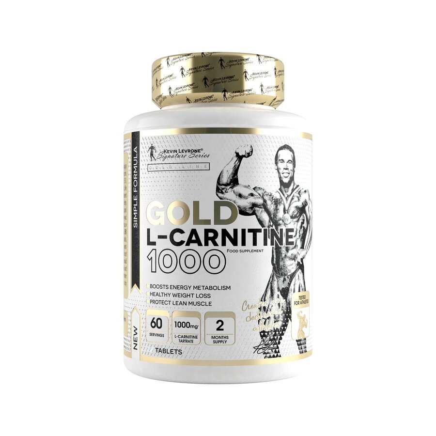 Жироспалювач Kevin Levrone Gold Line Gold L-Carnitine Tartrate 1000 mg, 100 таблеток