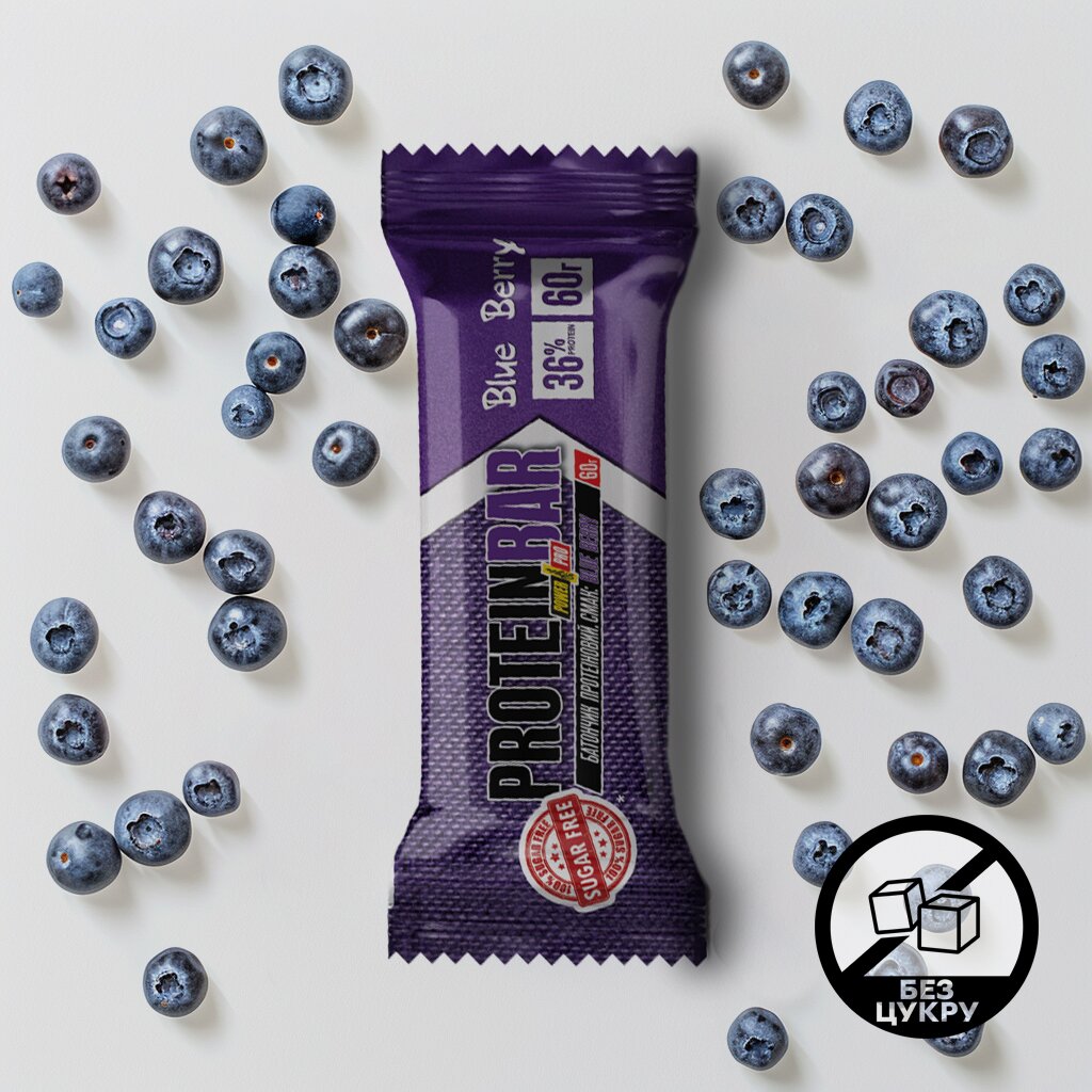 Батончик Power Pro Protein Bar 36% Sugar Free, 60 грам. Фото 2