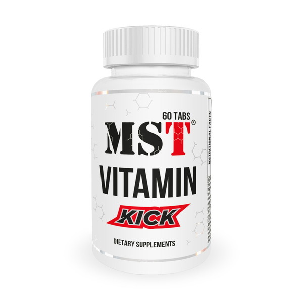 Вітаміни та мінерали MST Nutrition Vitamin KICK, 60 таблеток